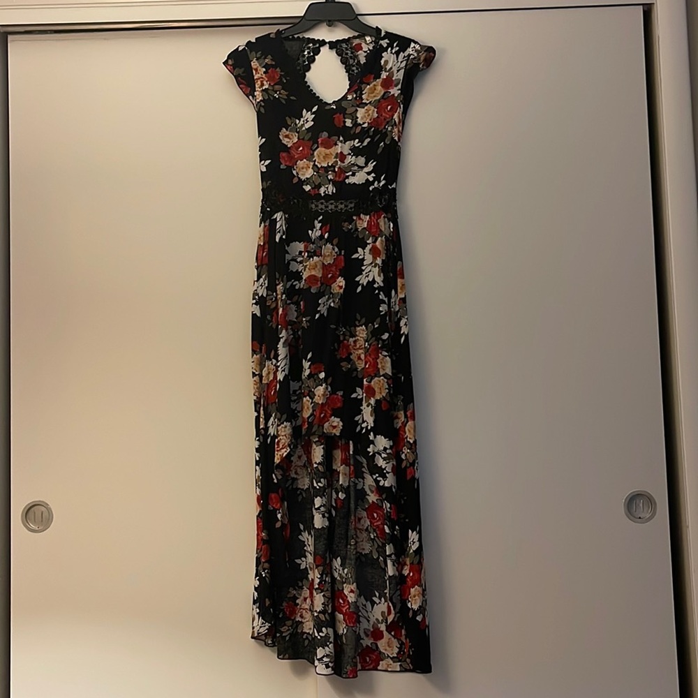 Summer open back dress
